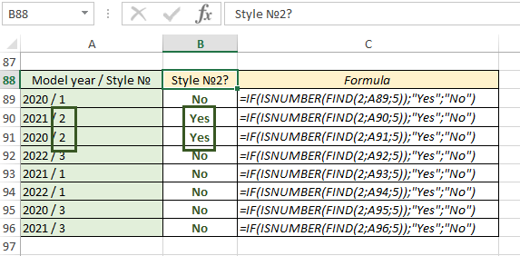search exactly from style number