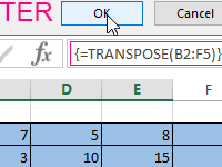 functions-for-matrix-in-excel