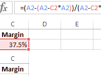 calculate-margin-in-excel