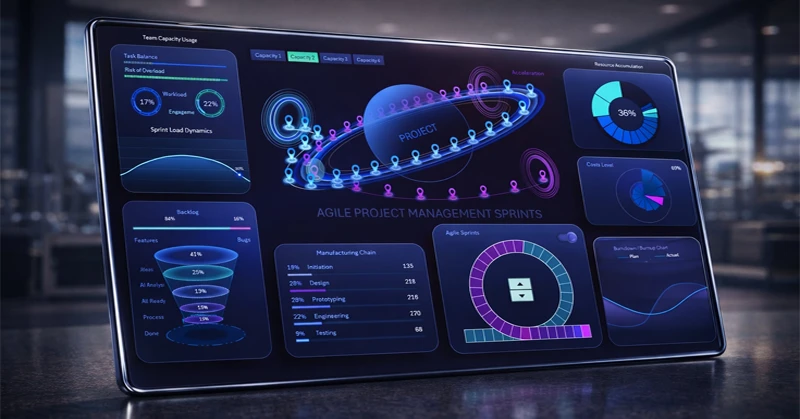 Диаграмма Круг спринтов орбита планеты