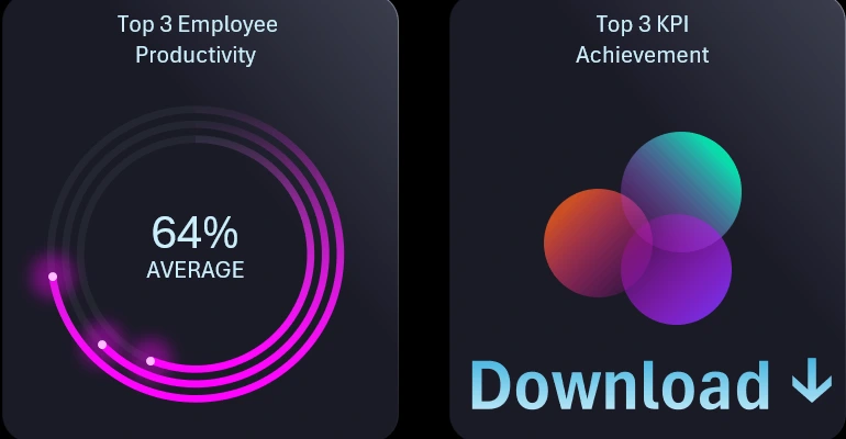 Mini dashboard template for presentation