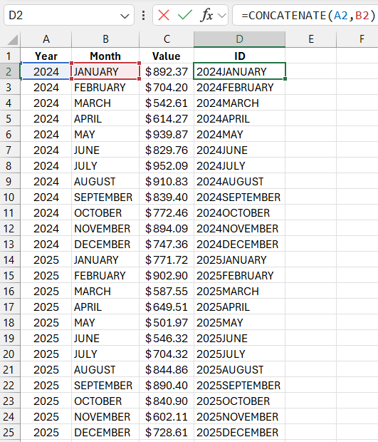 Assigning an ID to each row