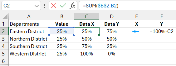 Preparing data for XY coordinate calculation