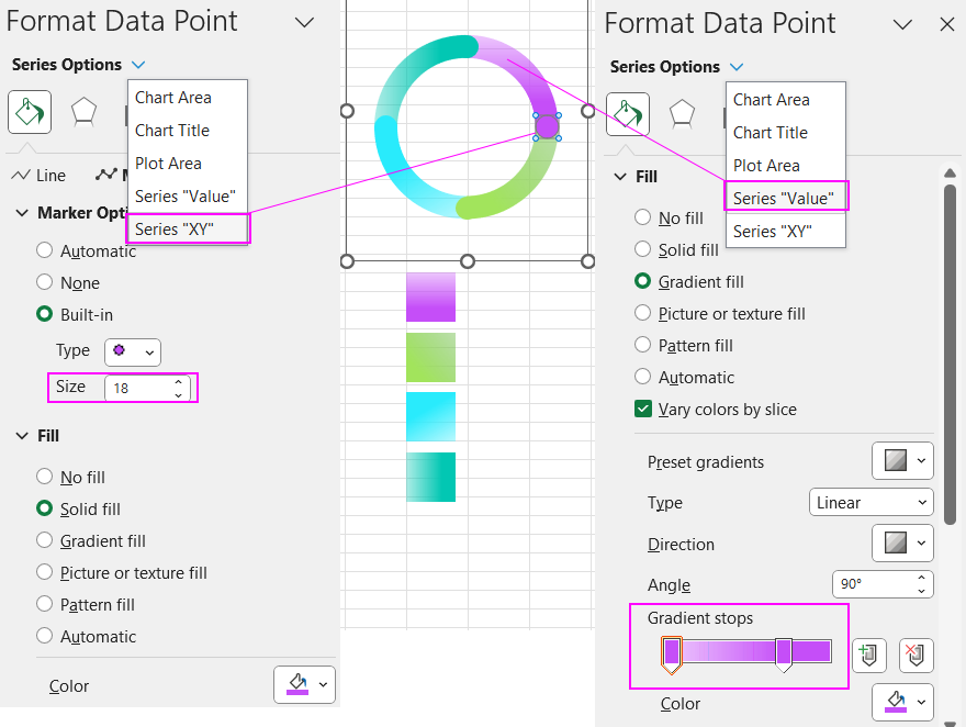 Color scheme design template