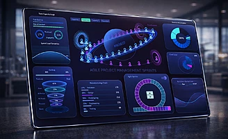 interactive-excel-dashboard-with-a-sprint-circle-chart