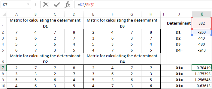 excel solver function for finding roots