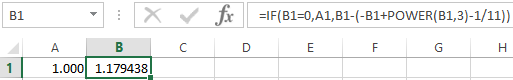 formula to calculate.