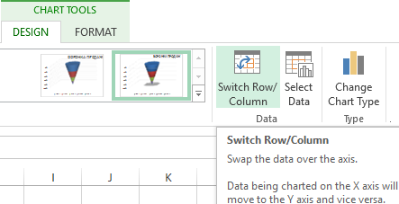 Switch Row Column.