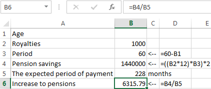 monthly payments.