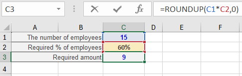 ROUNDUP Function