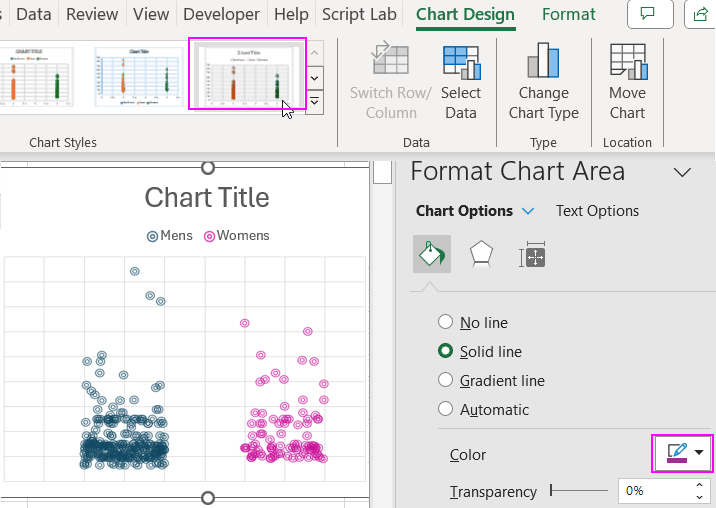 How to Create Jitter Scatter Chart for Statistics in Excel