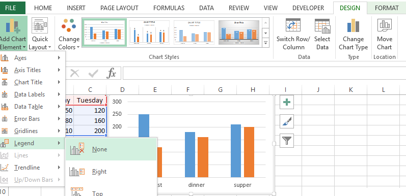 Add Data Table To Chart