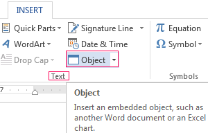 how to insert a table in word without cells