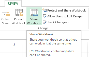 Share Workbook.