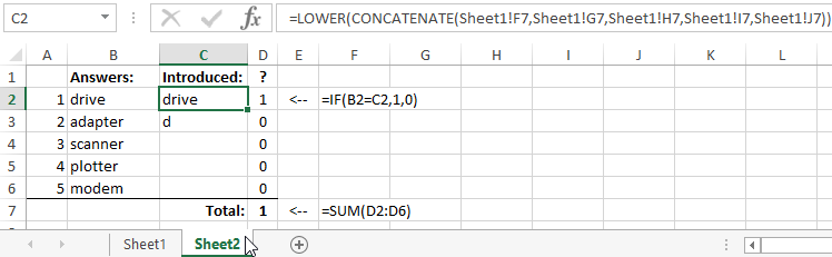 CONCATENATE.