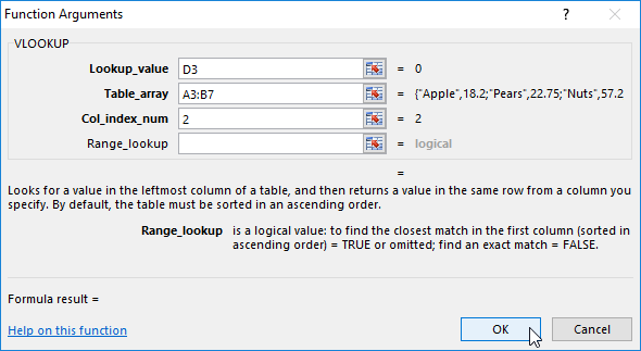 how to use vlookup in excel for long data sets