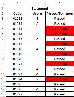 using ISBLANK function.