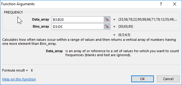 Examples Of Frequency In Excel To Calculate Repetition Rates