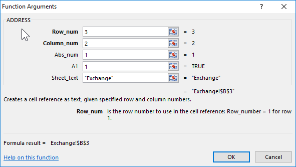 valid relative cell reference excel