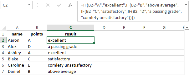 Function If In Excel With A Few Examples Of Conditions
