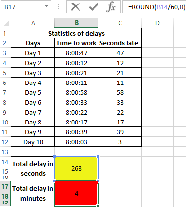 late values.