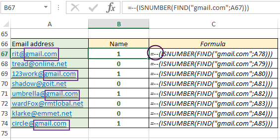 count the number of results