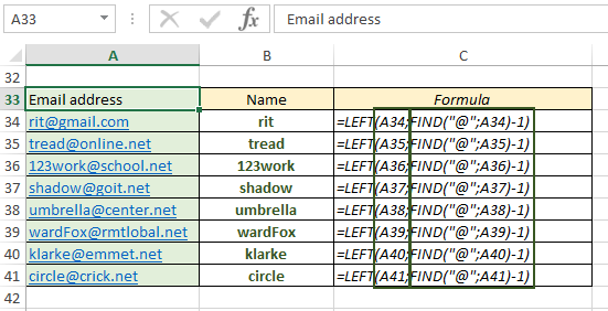 extracted three characters