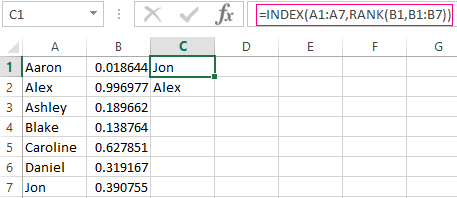 excel sample data generator