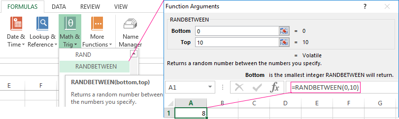 how to use data analysis in excel equation