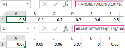 Random numbers.