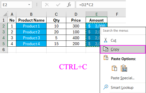 How To Copy Cell Formatting In Excel Tables 8918