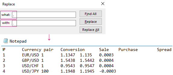 microsoft excel for mac change decimal separatior to comma