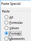 Formats.