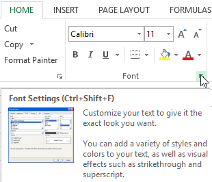 Format Cells.