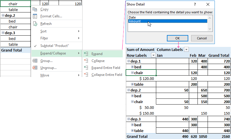 creating the excel consolidated pivot table from multiple