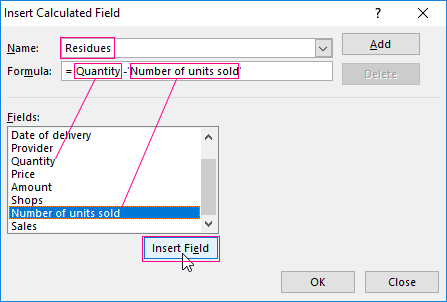 Calculated Field.