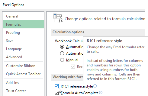 change cursor direction in excel for mac