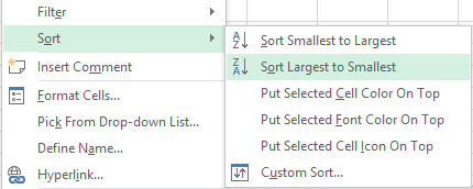 Sorting The Data In Excel In Rows And Columns Using Formulas