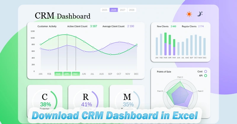 CRM system in Excel