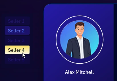 Salesperson filter switch