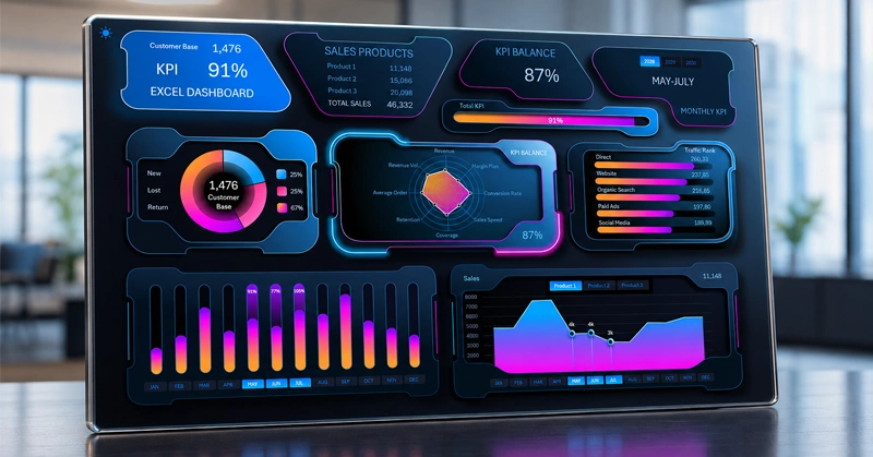 High-contrast infographic design style