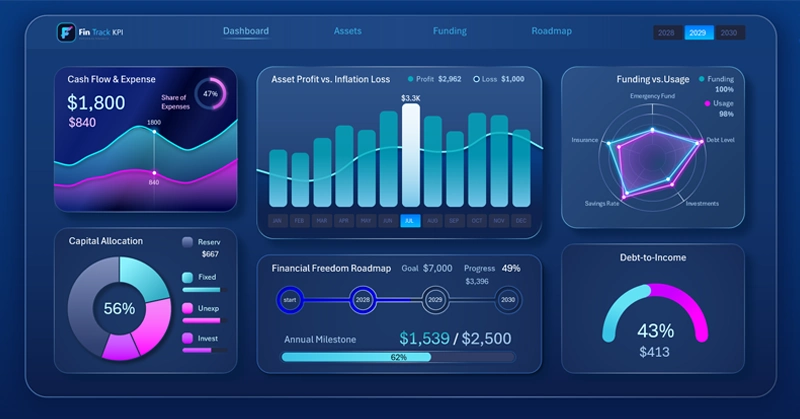 Presentation of the personal finance dashboard