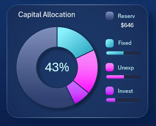 Budget segmentation chart