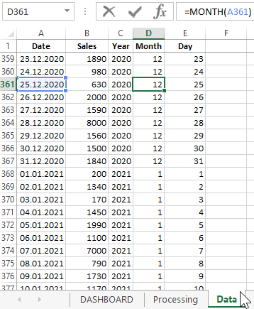 Import source data from an ERP system.