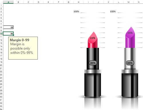 Lipstick for infographic.