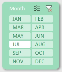 Menu of account period management