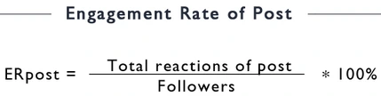ERpost - Engagement Rate post.
