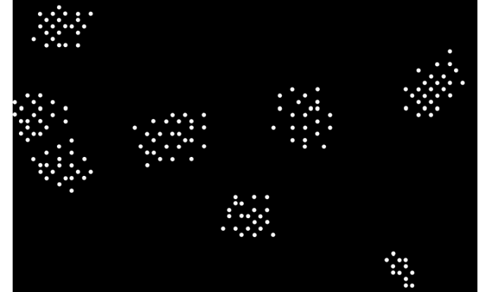 Subtracting dots from the background