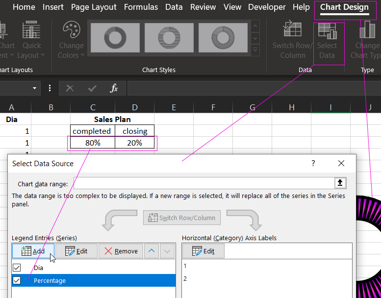 Add a row of data