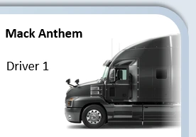 Slider photo of drivers' trucks